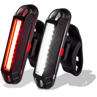 Sinalizador Led Bike 2 Cores Luz Branca e Vermelha 100 Lumens Recarregável USB Ciclismo Mtb Speed em Oferta na Shopee