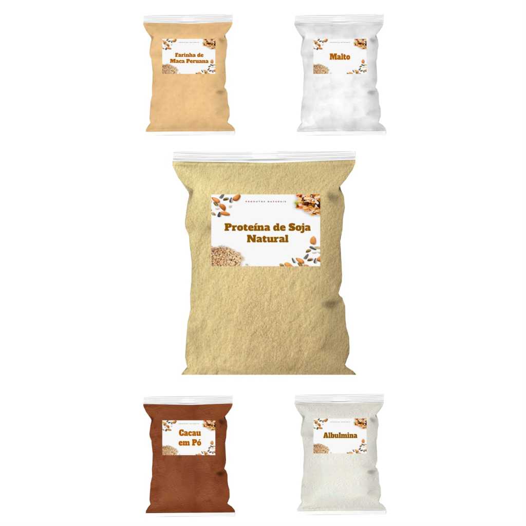 Kit Hiper Calórico Ganho Massa Muscular o Shake Ideal