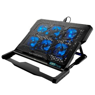 Suporte Base Cooler para Notebook Com 6 fans led Multi com 3 anos de garantia em Oferta na Shopee
