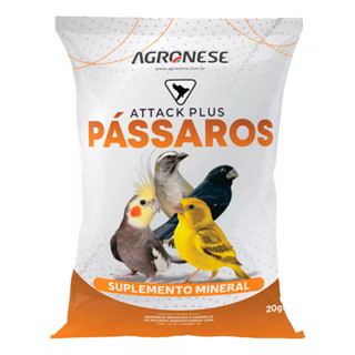 Contra Ácaros E Piolhos Attack Plus Pássaros 20g Agronese em Oferta na Shopee