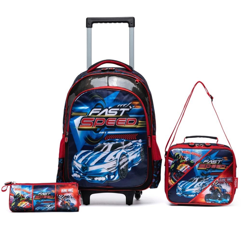 Kit Escolar Coban Mochila De Rodinhas Autêntica Resistente em Oferta na Shopee