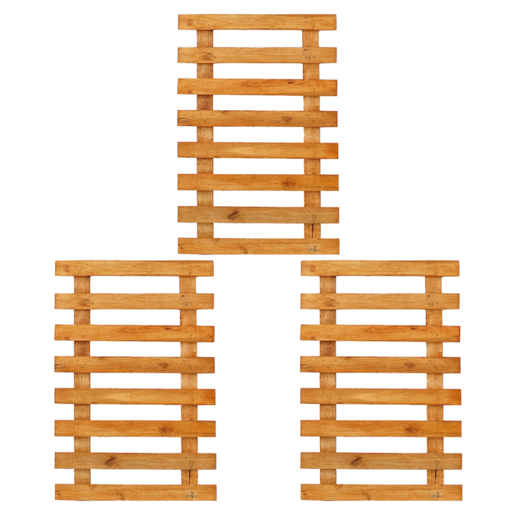 Jardim Vertical  Painel Modulado Madeira Eucalipto( Kit C/3)