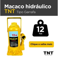 Macaco Hidráulico Manual Carro Caminhão Tipo Garrafa 12 Toneladas