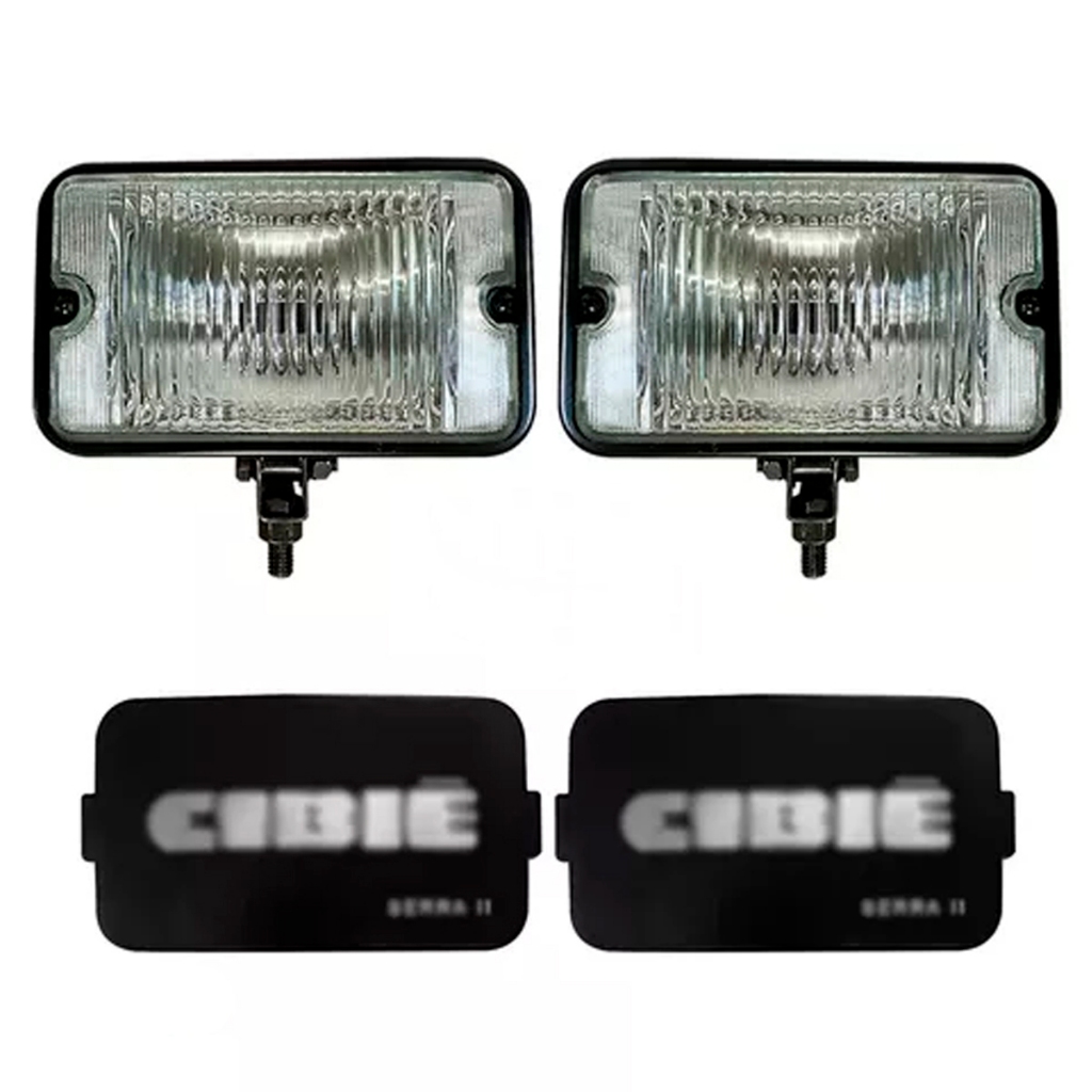 Farol Milha Capa Cibie Serra Auxiliar Opala Chevette Fusca Brasilia Universal Capa Preta