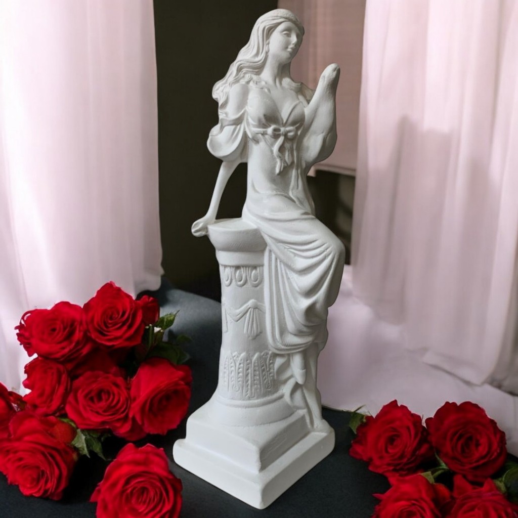 Estátua Grega Feminina Mulher Romana Afrodite 40 Cm Luxo