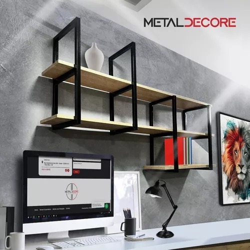 Prateleira Organizadora Pratica Suspensa Estilo Industrial Design Contemporâneo e Elegante em Oferta na Shopee