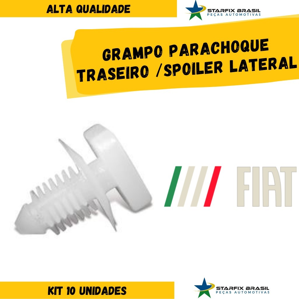 GRAMPO PARACHOQUE TRASEIRO / SPOILER LATERAL Palio Siena Strada Doblô Uno P192