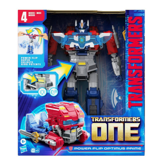 Transformers One Power Flip Optimus Prime - Hasbro F9209 - Hobbies & Collections
