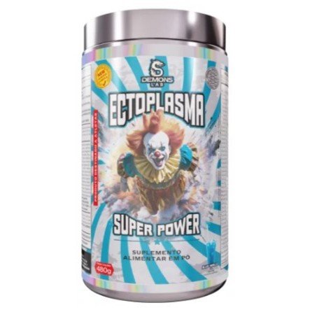 Pré Treino Ectoplasma Super Power 480g Demons Lab Sabor Blue Vanilha em Oferta na Shopee