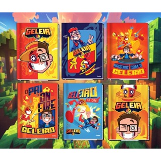 Caderno Brochura Geleia Capa Dura 80 folhas Credeal em Oferta na Shopee