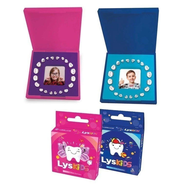 Porta Dente De Leite Album Dental Lysanda - Menina ou Menino - Lysanda