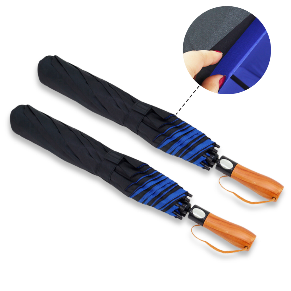 Guarda Chuva Automático Reforçado Grande Tecido Duplo Promoção | 1078