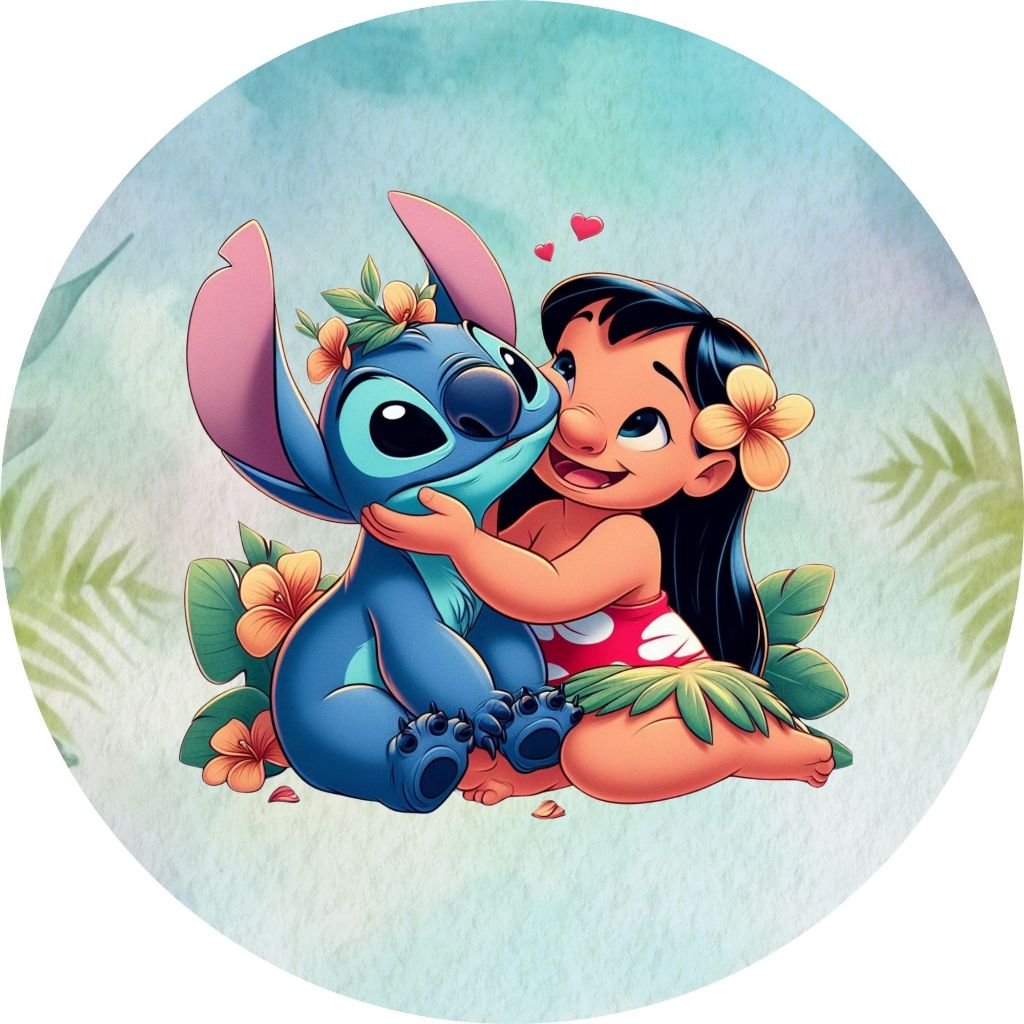 Sousplat Stitch Impermeável Mesa Posta Estampa Digital 3D Várias Estampas 01 Peça