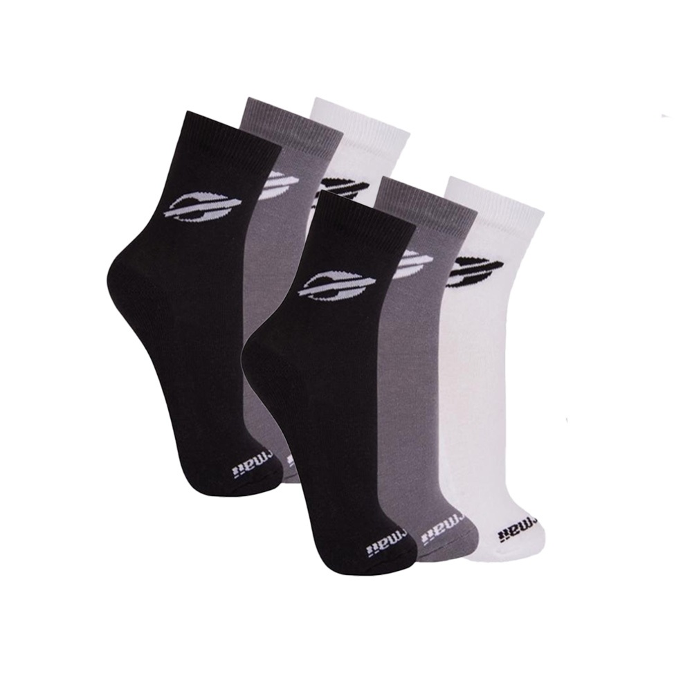 Kit Com 6 Pares De Meias Cano Medio Masculina Mormaii Basica Lisa Original