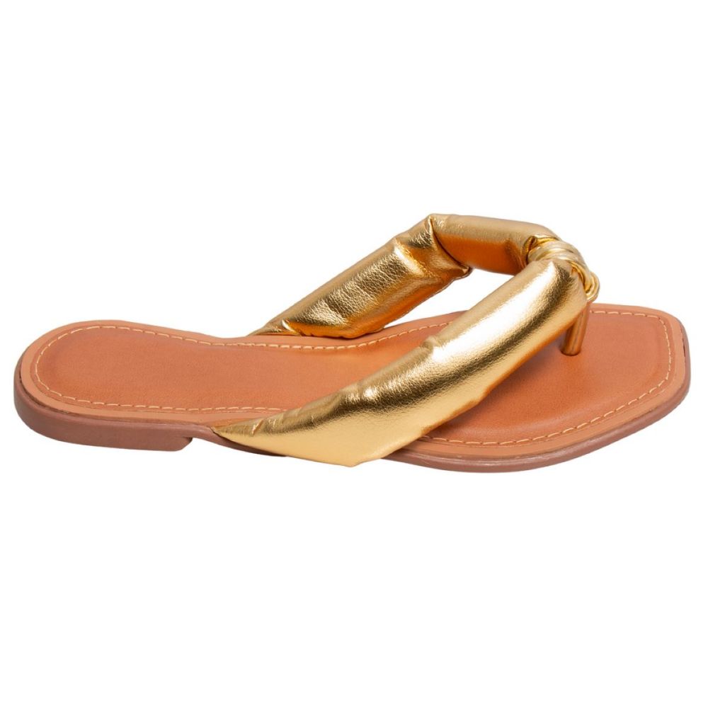 Chinelo Rasteira Feminina Acolchoado Nuvem Confortável Tendência Estilo Lançamento