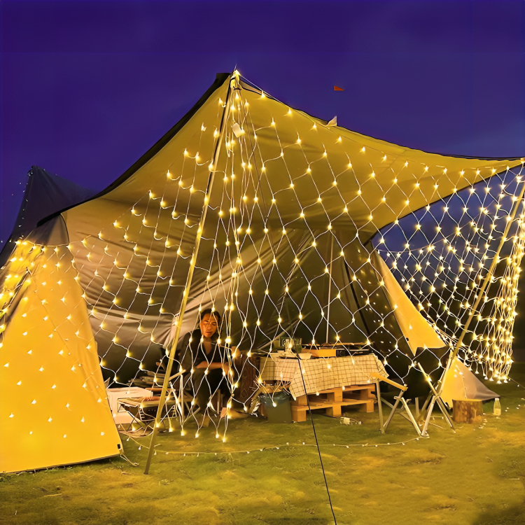 Pisca Pisca Led Natal Rede Led 3 Metros Para Decoração Natalina Ano Novo Casamento 8 Funções 110V Cascata Pisca Pisca