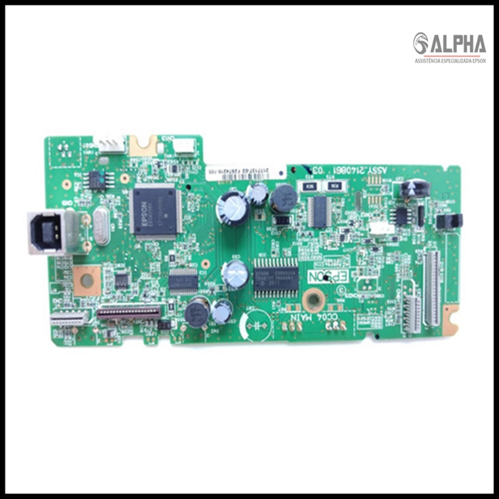 Placa Lógica Impressora Epson L110, L120, L210, L220 L355, L365, L375, L380 e L455