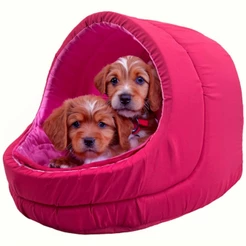 Cama Pet Iglu Raça Médio para Cachorro e Gato com Almofada