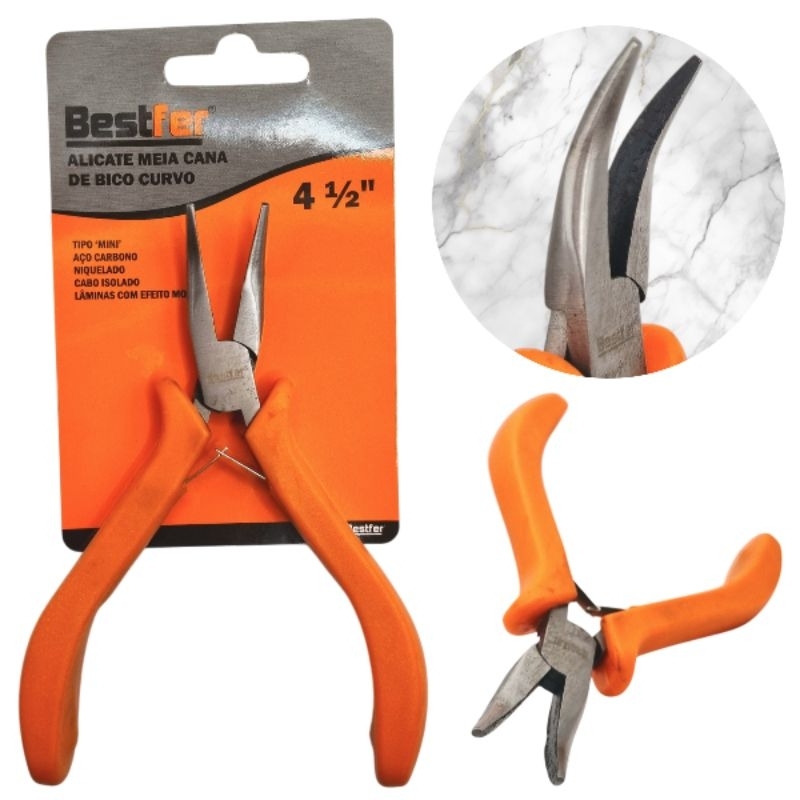 Alicate Bico Meia Cana Curvo - Comprar com Melhor Preço em Ferramentas e Melhorias para a Casa