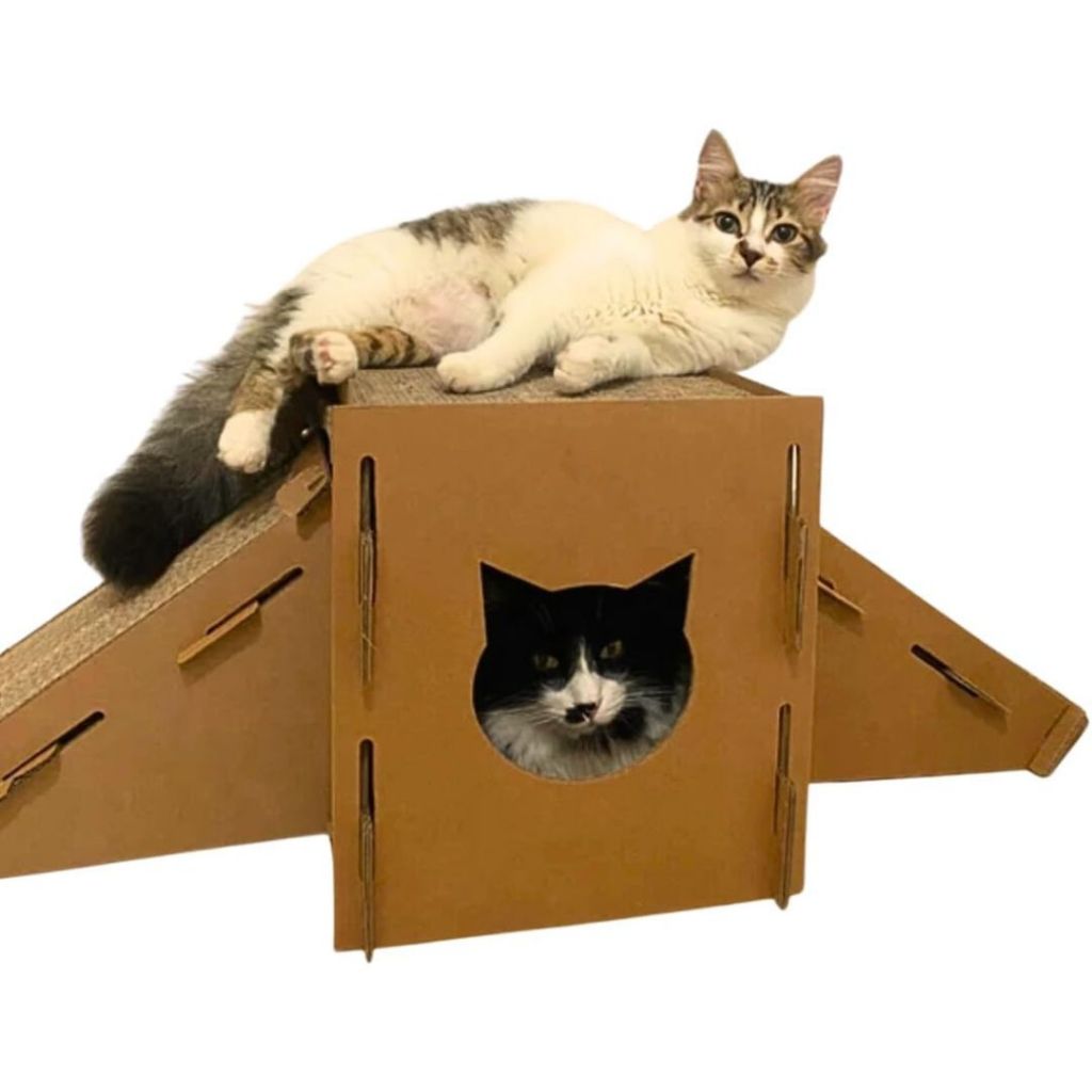 Super Toca Arranhador Para Gatos! Proteja Seus Móveis e Deixe Seu Gatinho Entretido! Serve Como Casinha!
