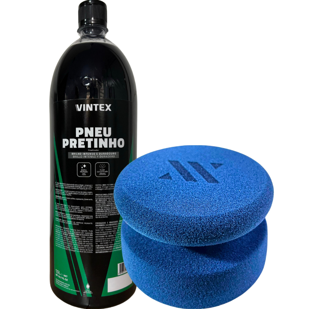 Pneu Pretinho 1,5L Vintex Renovador Abrilhantador De Pneus - Spare Parts and Accessories for Vehicles