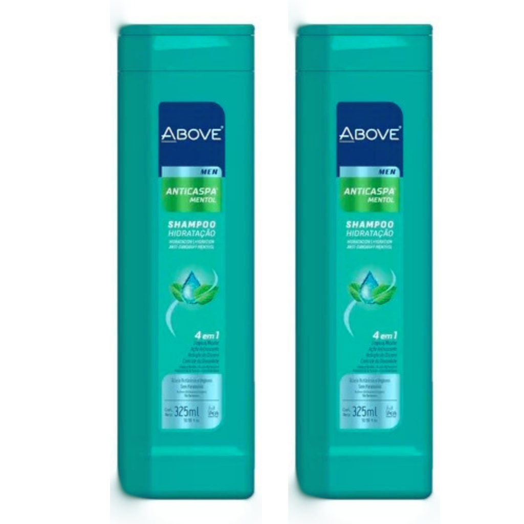 Shampoo Anticaspa Men Mentol 325ml Above Produto Original Com Nota Fiscal