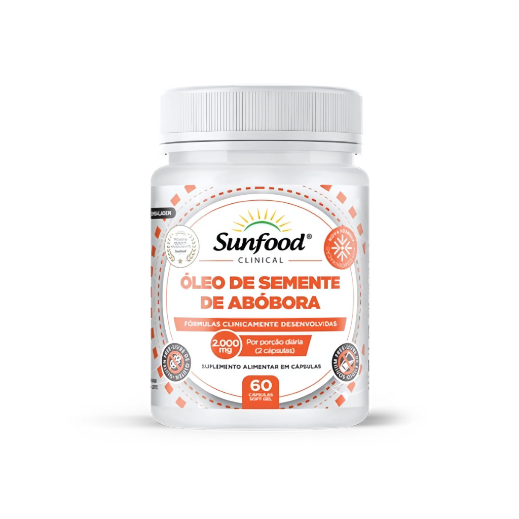 Oleo de Semente de Abóbora 2000mg Clinical em Oferta na Shopee