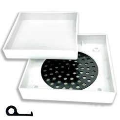 Ralo Invisível 10x10 Oculto Seca Piso Inteligente Square