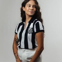 Camisa Santos Retrô 1956 Feminina Oficial