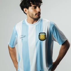 Camisa Argentina 1986 Retrô Maradona Masculino Oficial
