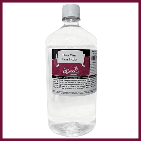 Cola Transparente Slime Clear Base 1Kg Altezza - Arte em Slime Combos Criativos - Frete Mais Barato — imagem 2 de 2