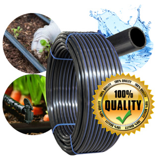 Mangueira de Irrigação Gotejo 1/2" Reforçada Polietileno Preto Rolo com 100 Metros em Oferta na Shopee