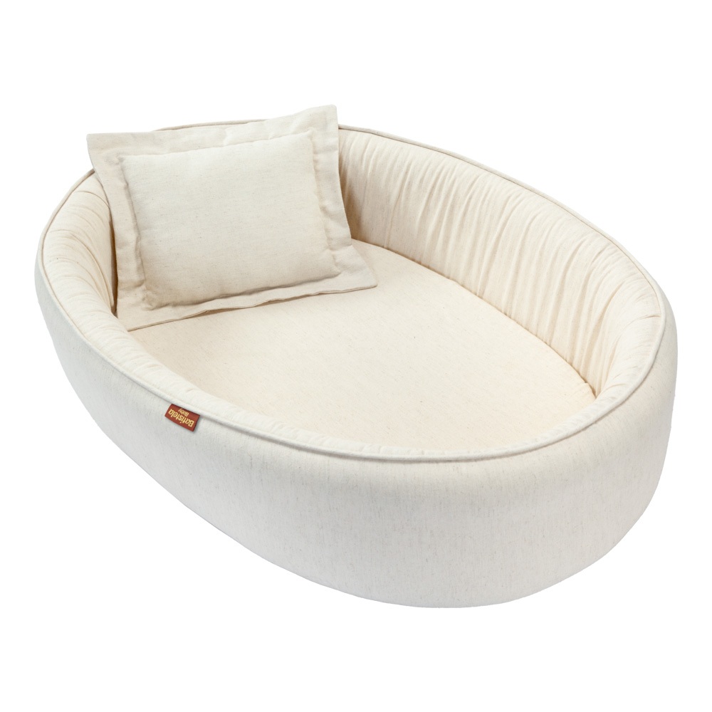 Ninho Redutor de Berço Linho Premium Batistela Baby - 02 Peças