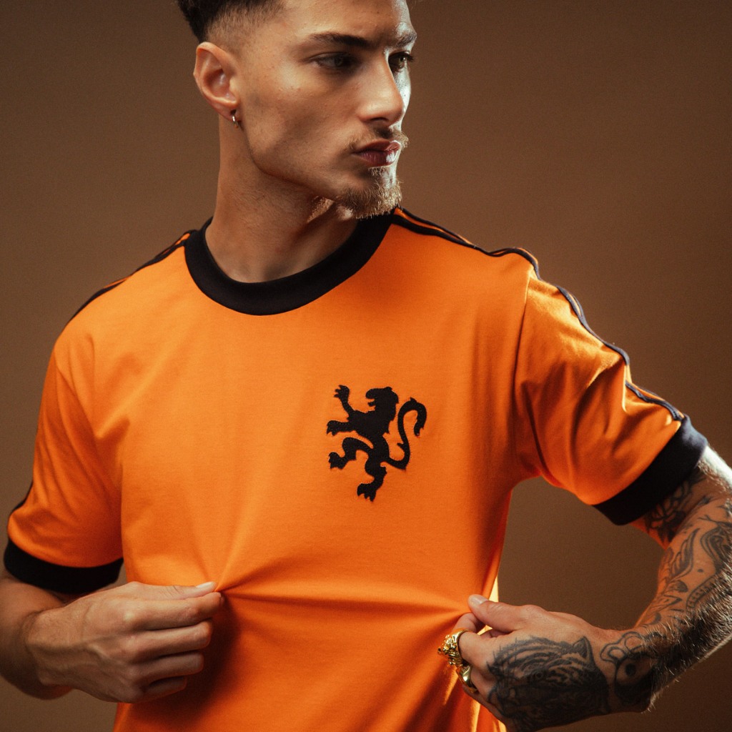 Camisa Holanda Retrô 1974 Masculina Oficial em Oferta na Shopee