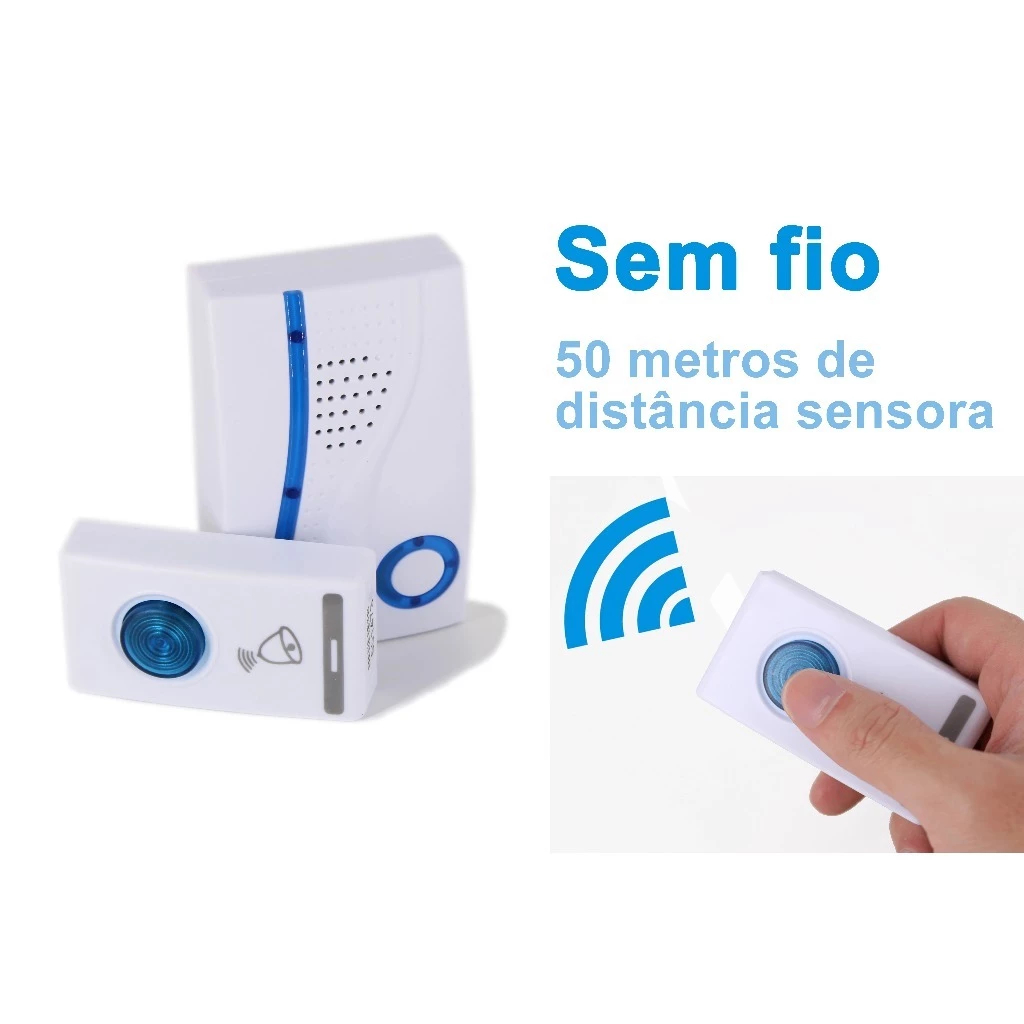 Campainha Residencial Sem Fio Wireless 1778/1779 em Oferta na Shopee