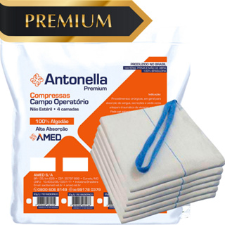 Compressa Campo Operatório Premium 8g 23x25cm - 50 Unidades em Oferta na Shopee