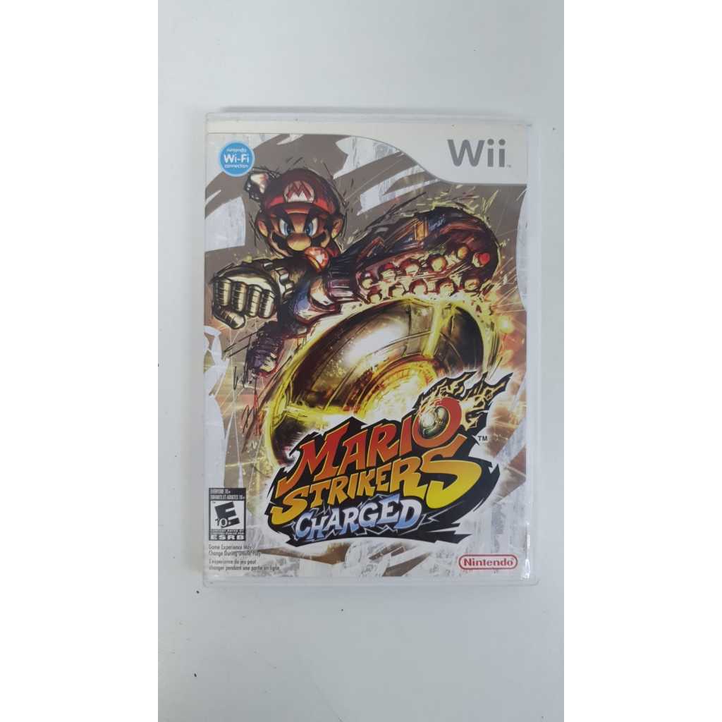 DVD Jogo Mario Strikers Charged para nintendo wii D513
