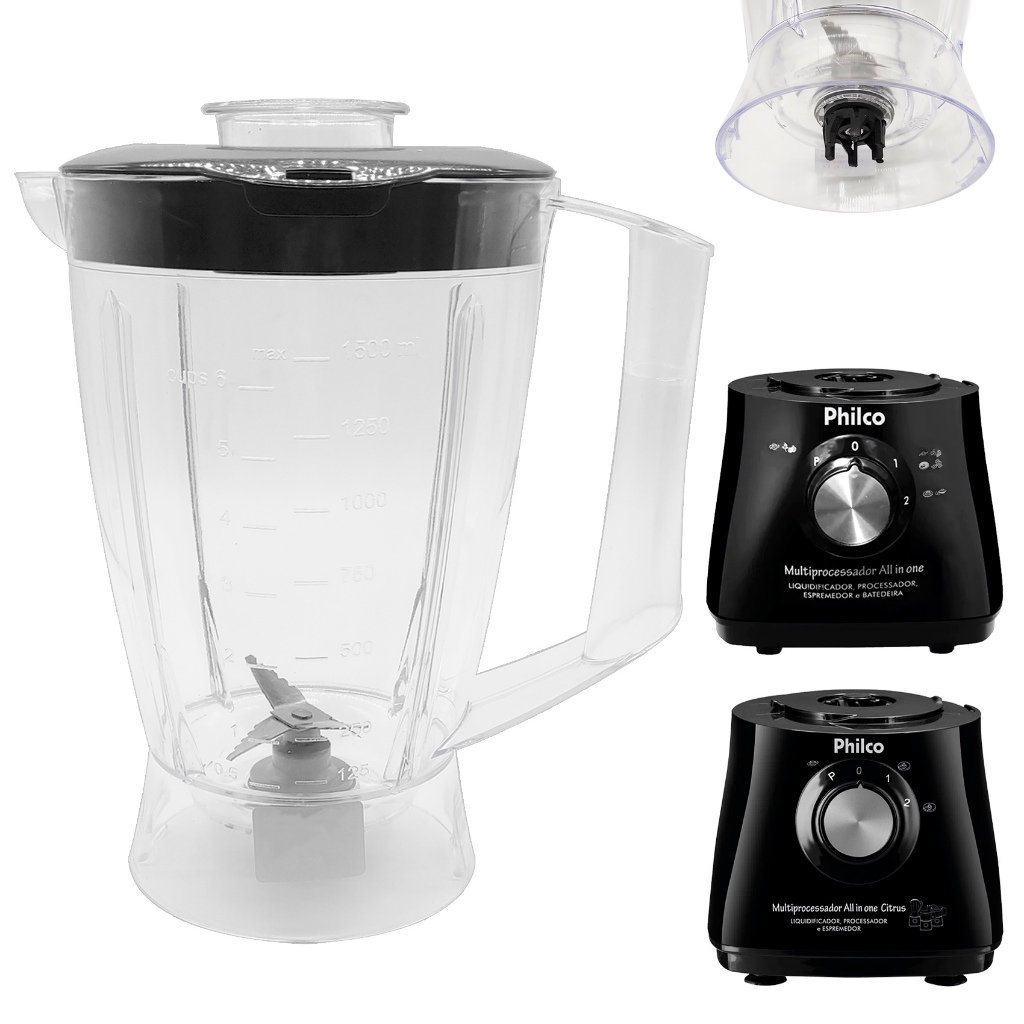 Copo Do Liquidificador Multiprocessador Philco All In One 2 Pr (M094)