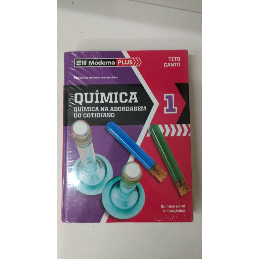 Livro Moderna Plus Química 1 Tito E Canto 12599