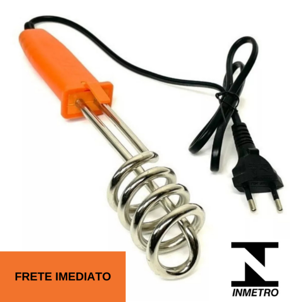 Aquecedor de Água 220V Ebulidor Elétrico Portátil Rabo Quente 1000w 220V