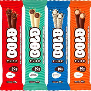 Bold Bar Barrinha Proteica Bold Tube 40G Zero Acucar - EMBALAGEM NOVA em Oferta na Shopee