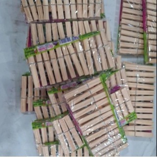 Prendedor de Roupa  - Pequeno MADEIRA - 300 UNIDADES. PROMOÇÃO em Oferta na Shopee