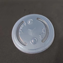 Tampa copo 300/330ml c/100un. cristalcopo