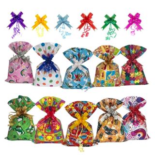 50 Sacos Sortidos 25x36cm com laço - BOPP Metalizados ou Pérola em Oferta na Shopee