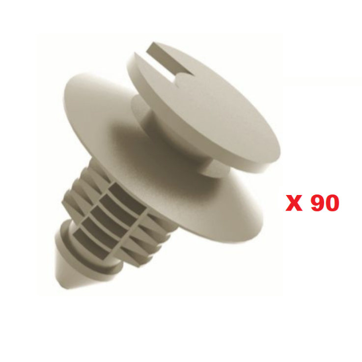 90 Presilhas Grampos Forro Da Porta Vw Gol G1 G2 G3 Voyage.