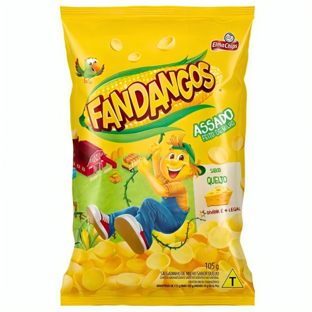 Salgadinho Fandangos Queijo 105g Elma Chips