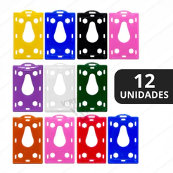 Kit com 12 Porta Bilhete Único - Protetor de Bilhetes de Transporte Resistente
