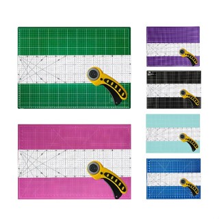 Kit Base de Corte 60x45 + Cortador Circular 45mm + Régua 15x60cm – Patchwork, Costura e Artesanato pachwork br em Oferta na Shopee