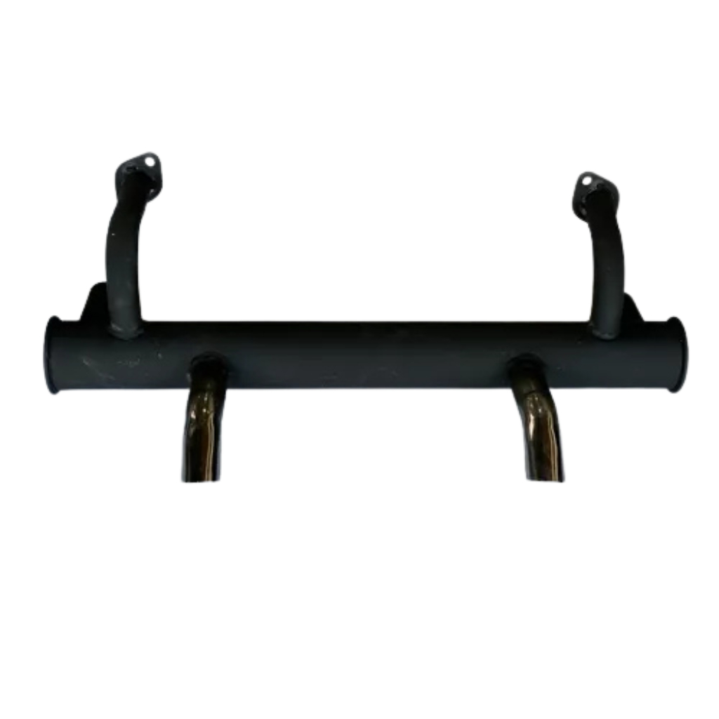 Silencioso Abafador Fusca 1300/1500/1600 ModeloTubular Com Ponteira Cromada Com Miolo
