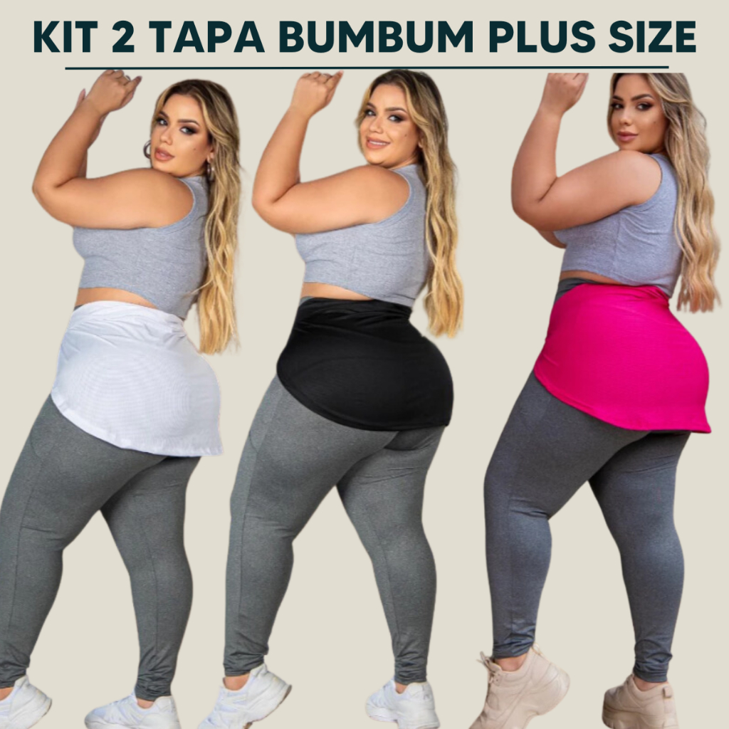 Kit 2 Tapa Bumbum Plus Size G ao G4 Treino Academia Musculação de Amarrar CrossFit Corrida Caminhada em Oferta na Shopee